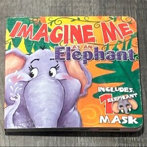 💞 New “Imagine Me As An Elephant” Children’s Board Book & Mask Set